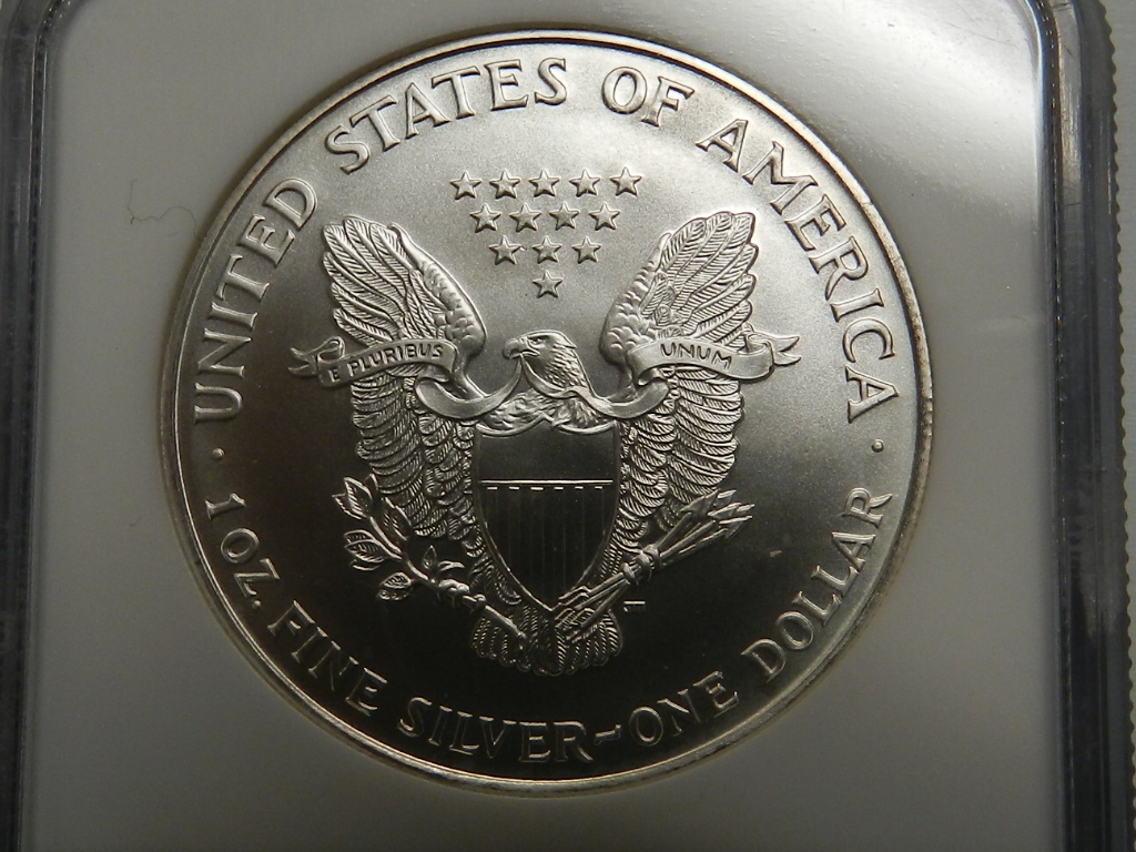 1997 Silver eagle MS 69 NGC Martin's Coins and Jewelry